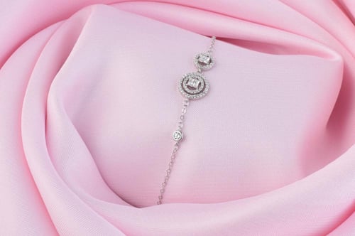 إسوارة فضة 925 مطلية روديوم | أناقة لا تخفت