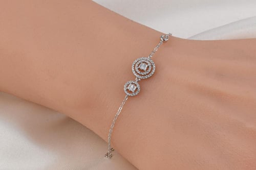 إسوارة فضة 925 مطلية روديوم | أناقة لا تخفت