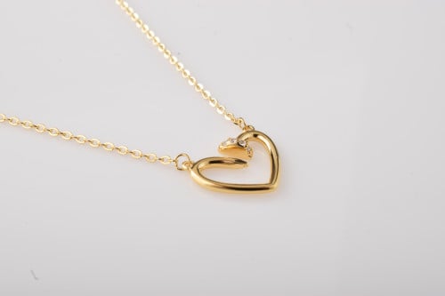 تعليقة نسائي عيار925 مطلي ذهب