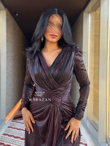 فستان سهره ماسك من الخصر