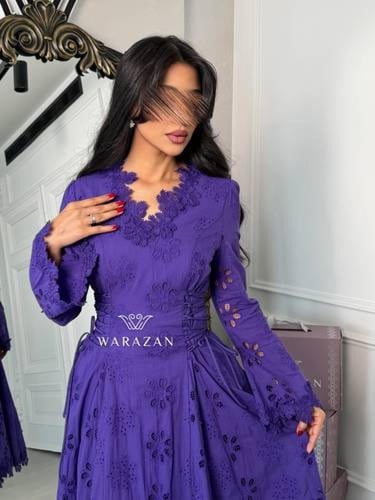 فستان ميد بقصة من الخصر