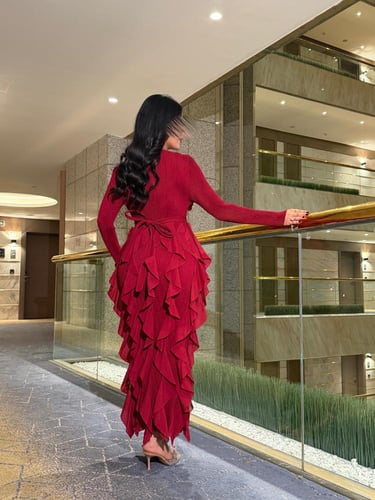 فستان ماسك استرتش بقصة من الخصر