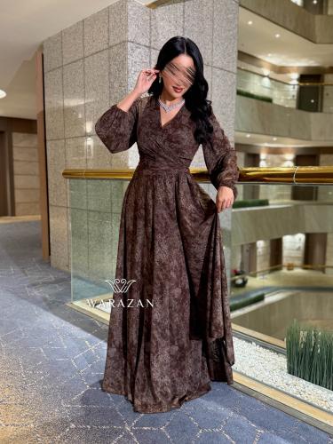 فستان للمناسبات بقصة من الخصر