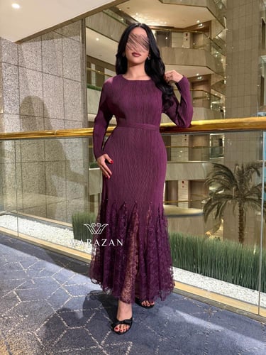 فستان ماسك استرتش بحزام من الخصر