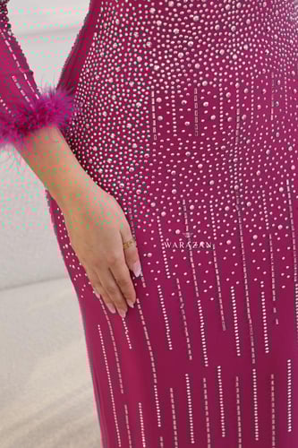 فستان ماسك بكرستال