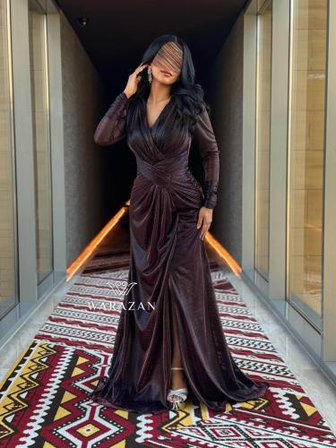 فستان سهره ماسك من الخصر