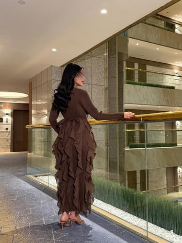 فستان ماسك استرتش بقصة من الخصر