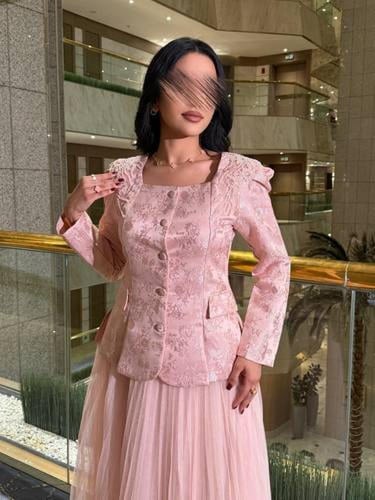 طقم انيق بتدخيلة لول