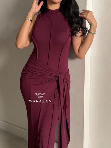 فستان ماسك بقصة عند الخصر