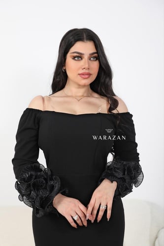 فستان سهرة طويل وناعم ماسك