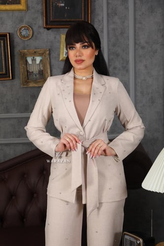 طقم رسمي انيق بتوزيعة كرستال