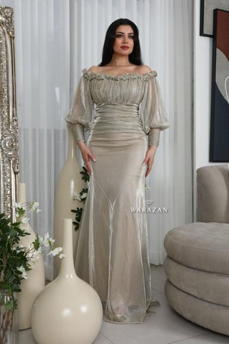 فستان سهرة ناعم ستايل راقي