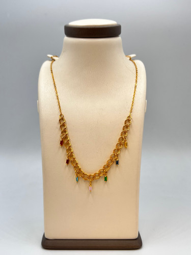 عقد ذهب اصفر عيار 21 الوزن 8.26 جرام