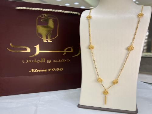 سبحه ذهب عيار 21 بوزن 13.20 جرام