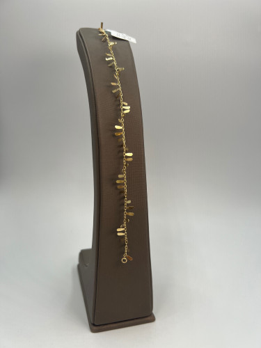 انسيال ذهب عيار 18 الوزن 2،85جرام