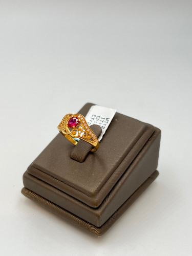 خاتم ذهب عيار 21 الوزن 2،77 جرام