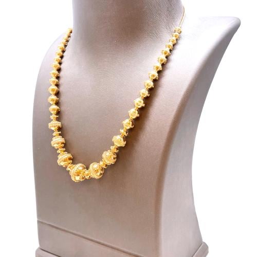 سبحه ذهب عيار 21 الوزن 43.62 جرام