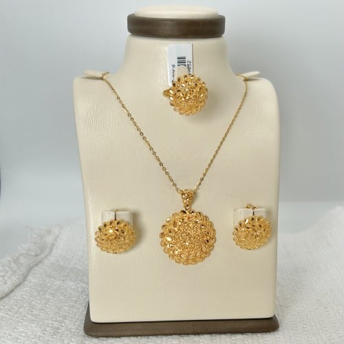 نصف طقم ذهب عيار 21 الوزن 18.21 جرام