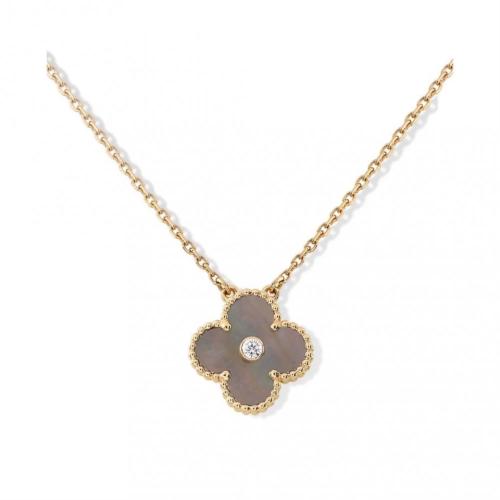 بريق قلادة بدايموند رمادي