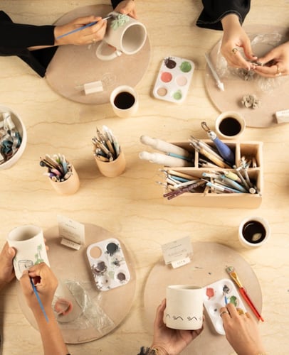 ورشة اصنع كوبك في دار اوتا