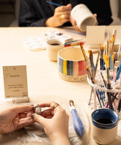 ورشة الفخار بيت الثقافة