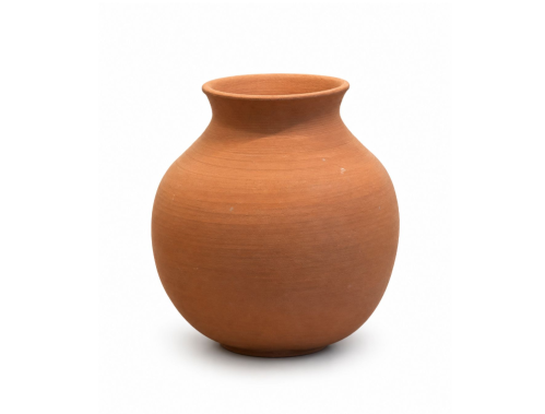 فازة طين احمر