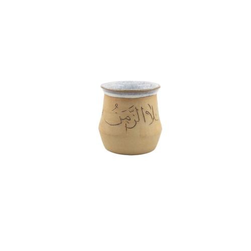كوب شعر طين بيج 1