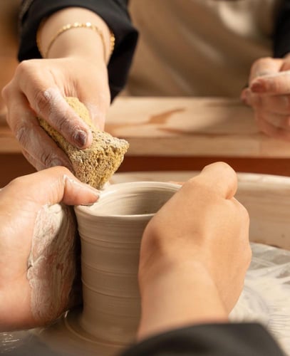 ورشة الفخار بيت الثقافة