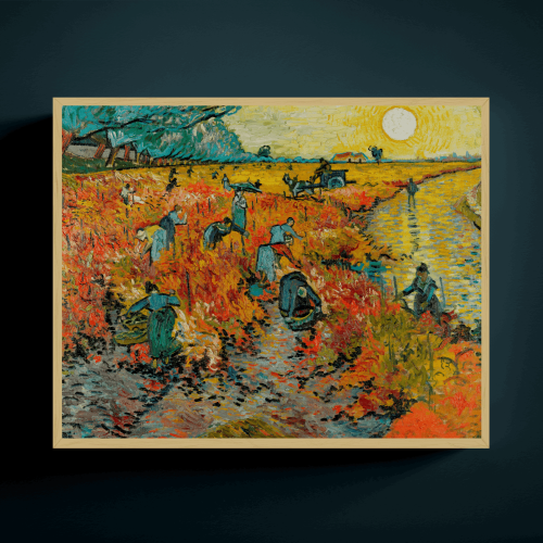 لوحة العنب الأحمر