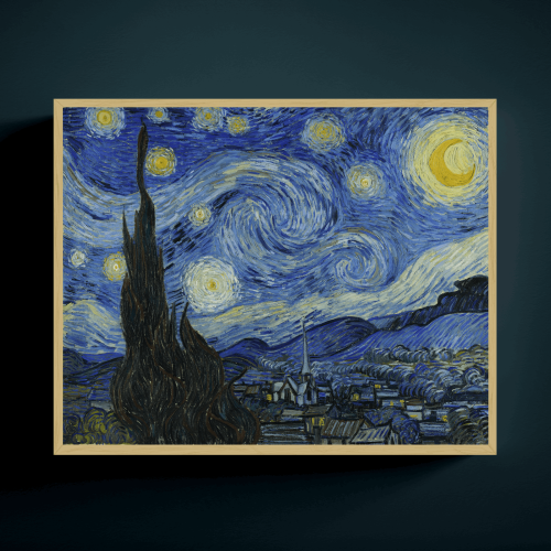 لوحة ليلة النجوم