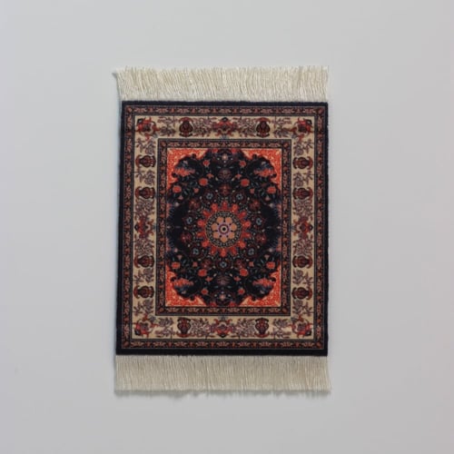 قاعدة كوب سجاد اسود