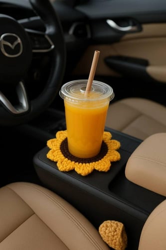 قاعدة أكواب السيارة