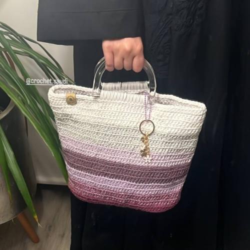 شنطة ألوان البنفسج