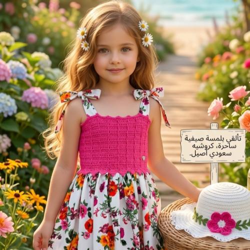 فستان الصدر الفوشي