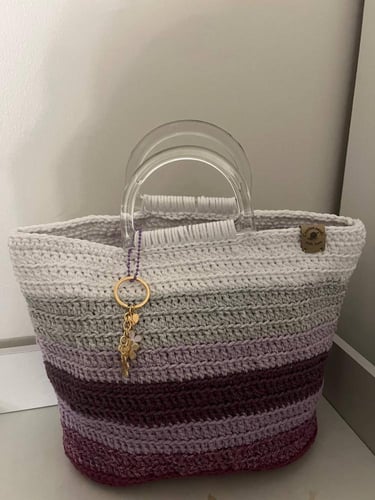 شنطة ألوان البنفسج