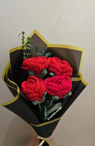 باقة الجوري الأحمر 4