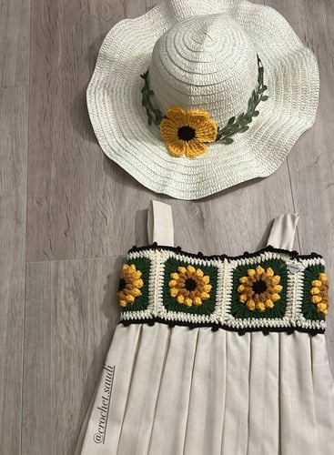 فستان دوار الشمس