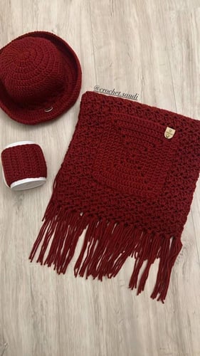 طقم شال بجيوب 3