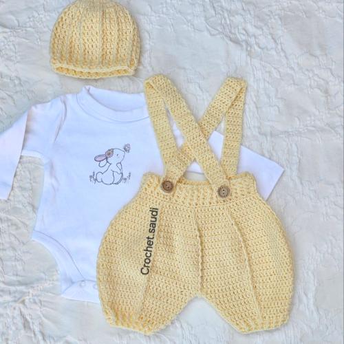 طقم اصفر مواليد