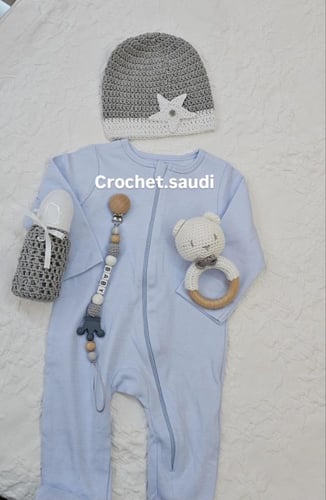 طقم مواليد ولادي 5قطع