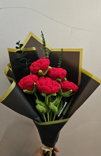 باقة الجوري الأحمر 5