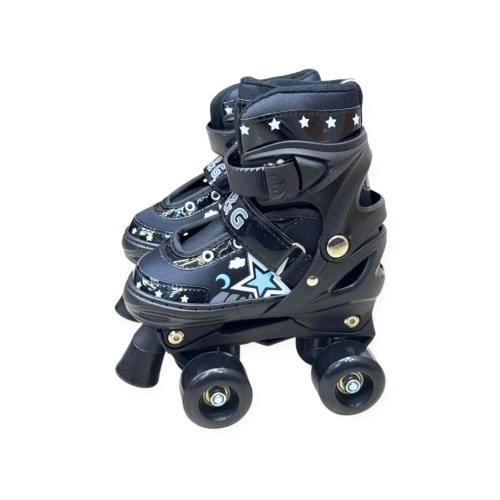 طقم حذاء تزلج (سكيت) رباعي العجلات للأطفال مع واقي...