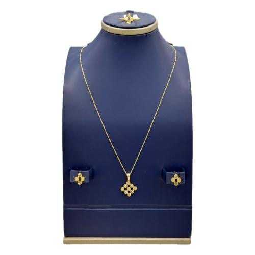 Half gold set 21 karat | weight 3.9 grams | T182