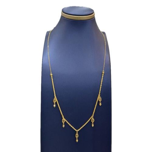 Gold necklace 21 karat | weight 3.35 grams | C182