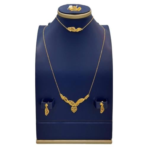 Gold jewelry set 21 karat | weight 7.33 grams | T1...