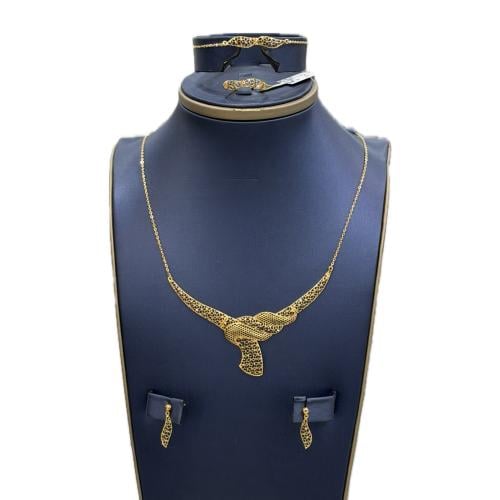 Gold collar set 21 karat | weight 10.78 grams | T1...