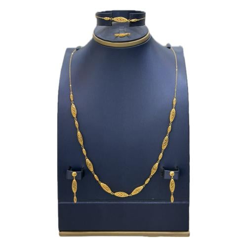 Gold jewelry set 21 karat | weight 11 grams | T173