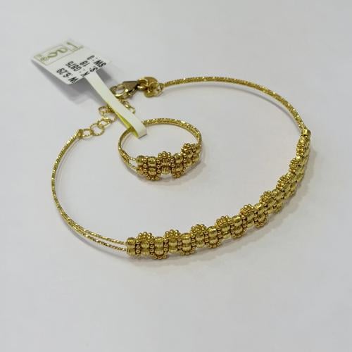 Bracelet and ring Durica gold 21 karat | weight 6....