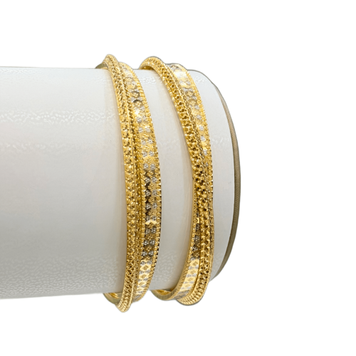 Laser waves with pure 21-karat gold | weight: 14.9...