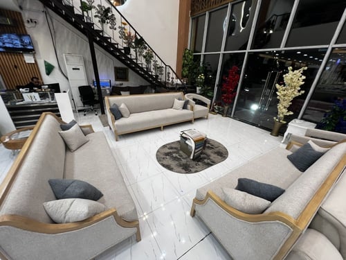 طقم كنب كلاسيك ديكور12شخص